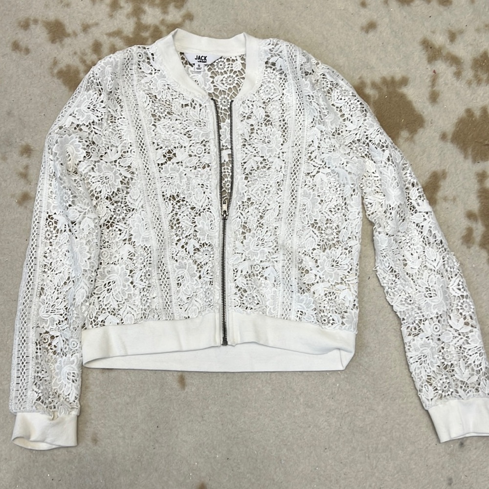 BB Dakota Lace Bomber Jacket